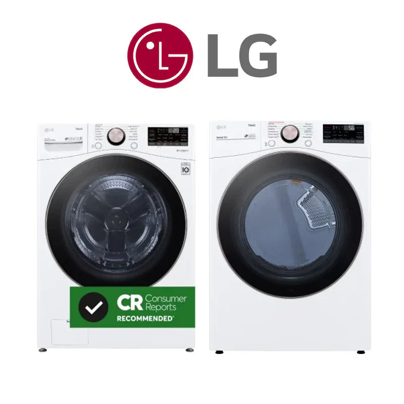 LG TurboWash Laundry Duo – Front Load Washer and Gas Dryer Set (WM4000HWA | DLGX4001W)