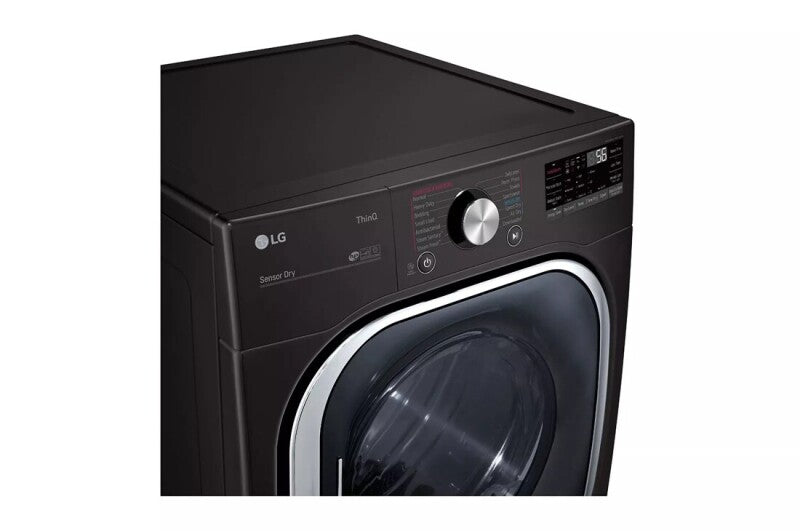 7.4 cu. ft. Ultra Large Capacity Smart wi-fi Enabled Front Load Gas Dryer with TurboSteam(TM) and Built-In Intelligence - (DLGX4501B) - LG