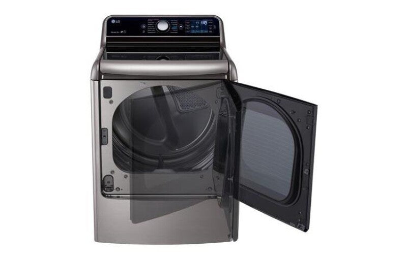 9.0 cu.ft. Mega Capacity TurboSteam™ Dryer with EasyLoad™ Door - (DLGX7701VE)