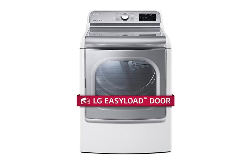 9.0 cu.ft. Mega Capacity TurboSteam™ Dryer with EasyLoad™ Door - (DLGX7701WE)