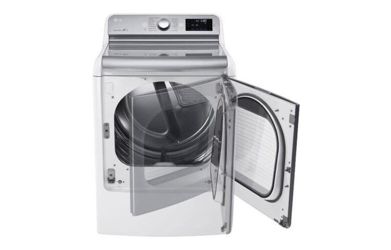 9.0 cu.ft. Mega Capacity TurboSteam™ Dryer with EasyLoad™ Door - (DLGX7701WE)