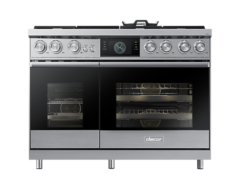 48-inch Dual-fuel Steam Range With Embedded Griddle - (DOP48C96DLSDA) - Dacor