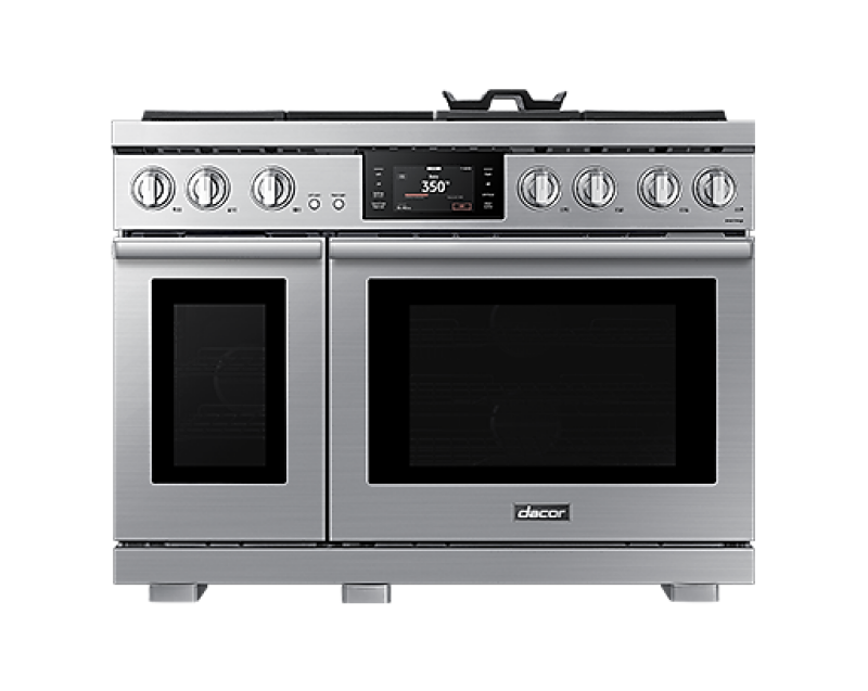 48-inch Dual-fuel Steam Range With Embedded Griddle - (DOP48T963DSDA) - Dacor