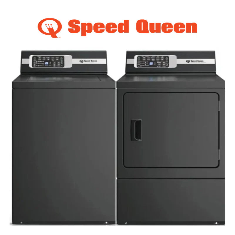 Speed Queen TR7 Premium Wash & DR7 Elite Dry – Washer: TR7003BN | Dryer: DR7004BG