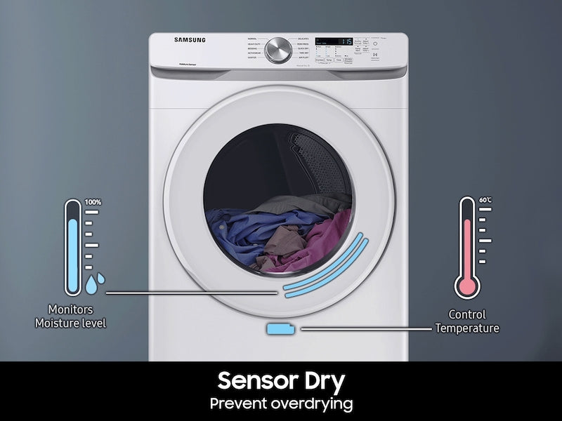 7.5 cu. ft. Electric Dryer - (DV42H5000EW)