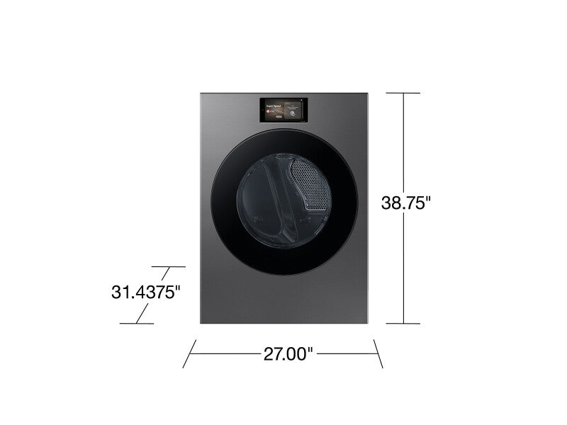 Bespoke AI 7.6 cu. ft. Ultra Capacity Front Load Dryer with AI Home & AI Optimal Dry - (DV90F53AESA3)