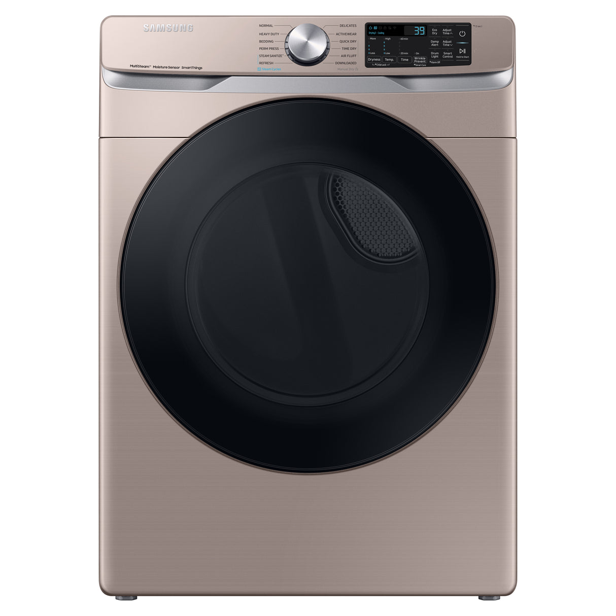 7.5 cu. ft. Smart Electric Dryer with Steam Sanitize+ in Champagne - (DVE45B6300C)