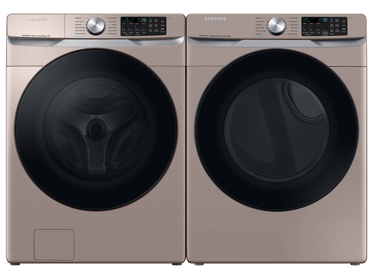 7.5 cu. ft. Smart Electric Dryer with Steam Sanitize+ in Champagne - (DVE45B6300C)