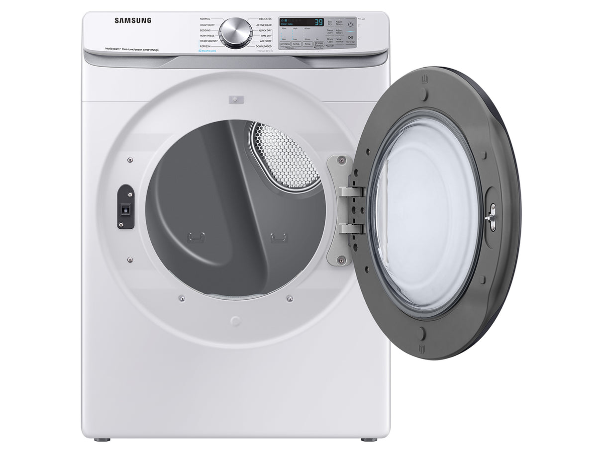 7.5 cu. ft. Smart Electric Dryer with Steam Sanitize+ in White - (DVE45B6300W)