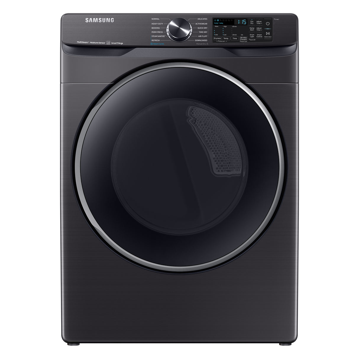7.5 cu. ft. Smart Electric Dryer with Steam Sanitize+ in Brushed Black - (DVE50A8500V)