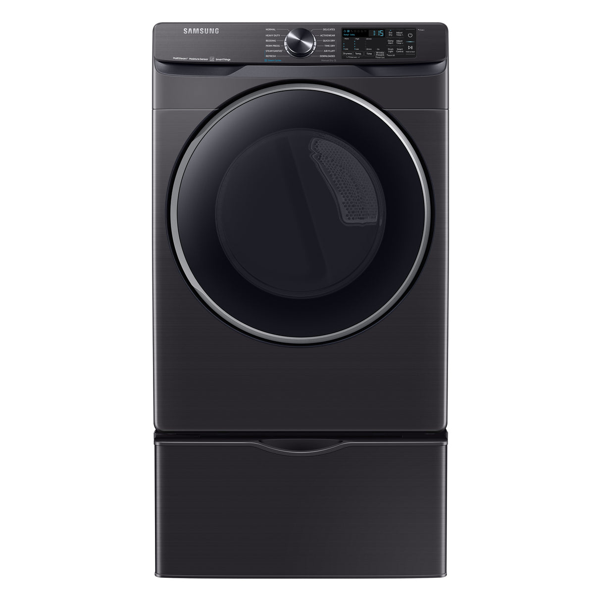 7.5 cu. ft. Smart Electric Dryer with Steam Sanitize+ in Brushed Black - (DVE50A8500V)