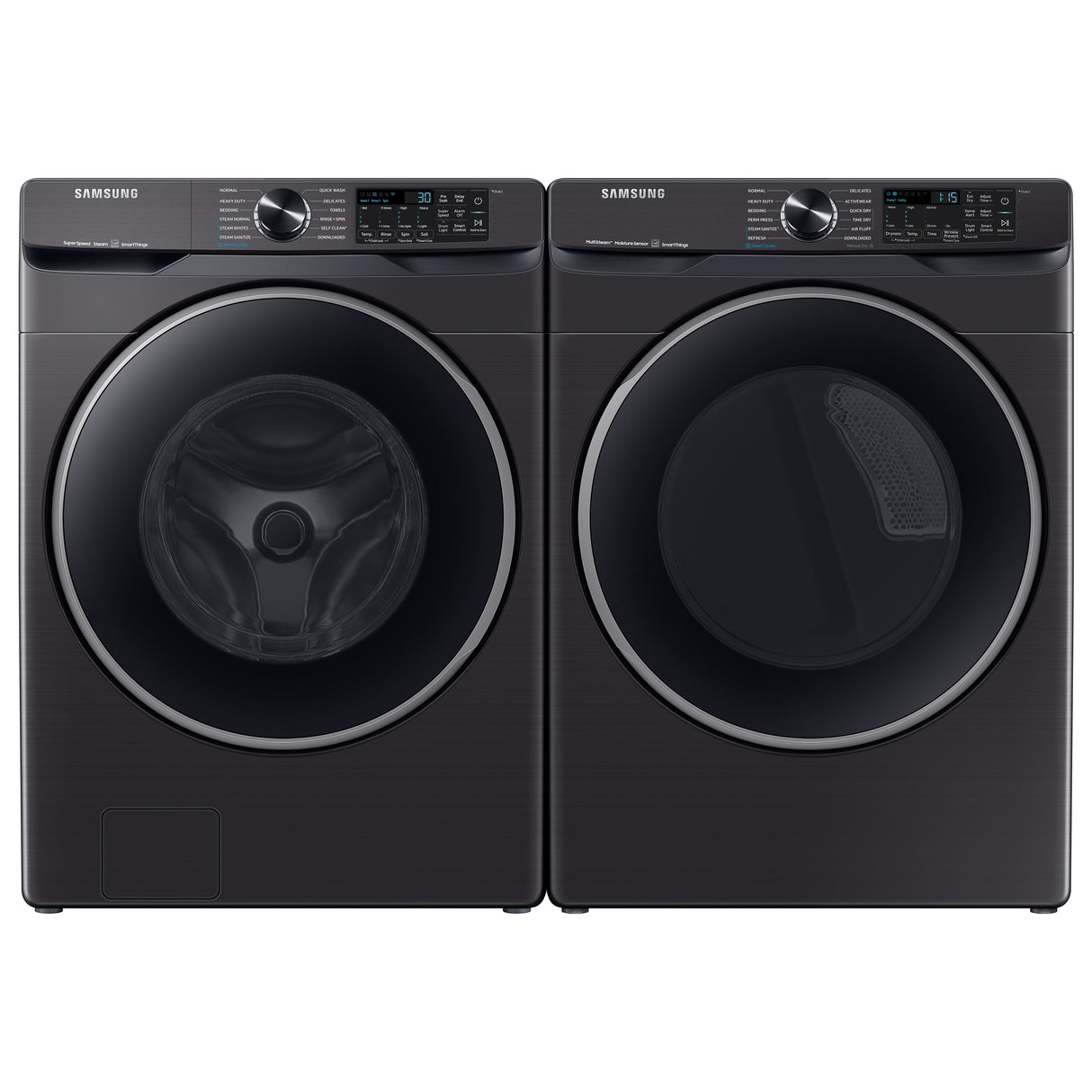 7.5 cu. ft. Smart Electric Dryer with Steam Sanitize+ in Brushed Black - (DVE50A8500V)