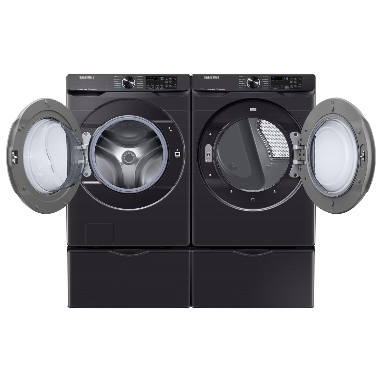 7.5 cu. ft. Smart Electric Dryer with Steam Sanitize+ in Brushed Black - (DVE50A8500V)