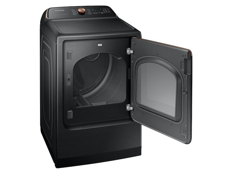 7.4 cu. ft. Smart Electric Dryer with Pet Care Dry and Steam Sanitize+ in Brushed Black - (DVE54CG7550VA3)