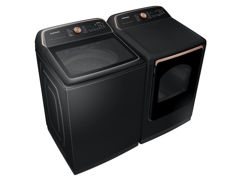 7.4 cu. ft. Smart Electric Dryer with Pet Care Dry and Steam Sanitize+ in Brushed Black - (DVE54CG7550VA3)