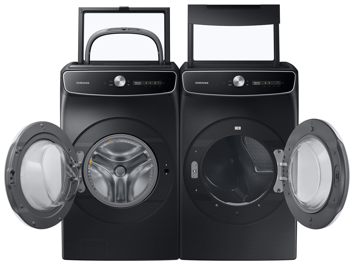 7.5 cu. ft. Smart Dial Electric Dryer with FlexDry(TM) and Super Speed Dry in Brushed Black - (DVE60A9900V)