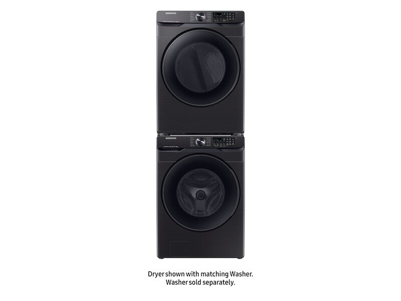 7.5 cu. ft. Smart Gas Dryer with Steam Sanitize+ in Black Stainless Steel - (DVG50R8500WA3)