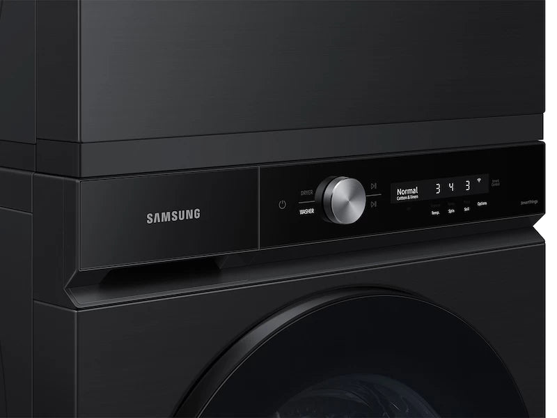 Bespoke 7.6 cu. ft. Ultra Capacity Gas Dryer with Super Speed Dry and AI Smart Dial in Brushed Black - (DVG53BB8700VA3) - SAMSUNG