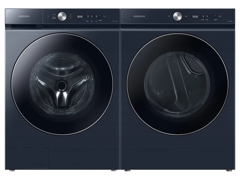 Bespoke 7.6 cu. ft. Ultra Capacity Gas Dryer with AI Optimal Dry and Super Speed Dry in Brushed Navy - (DVG53BB8900DA3) - SAMSUNG