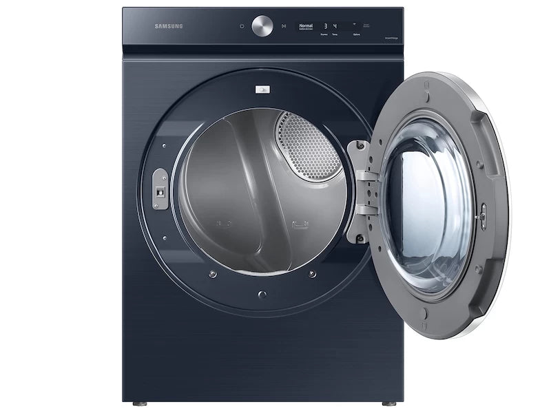 Bespoke 7.6 cu. ft. Ultra Capacity Gas Dryer with AI Optimal Dry and Super Speed Dry in Brushed Navy - (DVG53BB8900DA3) - SAMSUNG