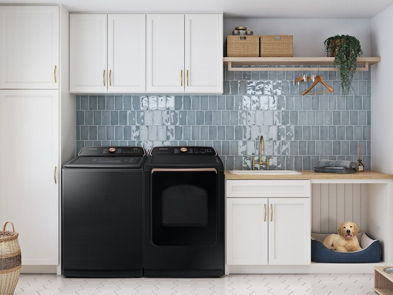7.4 cu. ft. Smart Gas Dryer with Pet Care Dry and Steam Sanitize+ in Brushed Black - (DVG54CG7550VA3)
