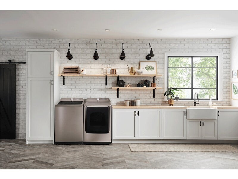 7.4 cu. ft. Gas Dryer with Steam Sanitize+ in Champagne - (DVG54R7600WA3)
