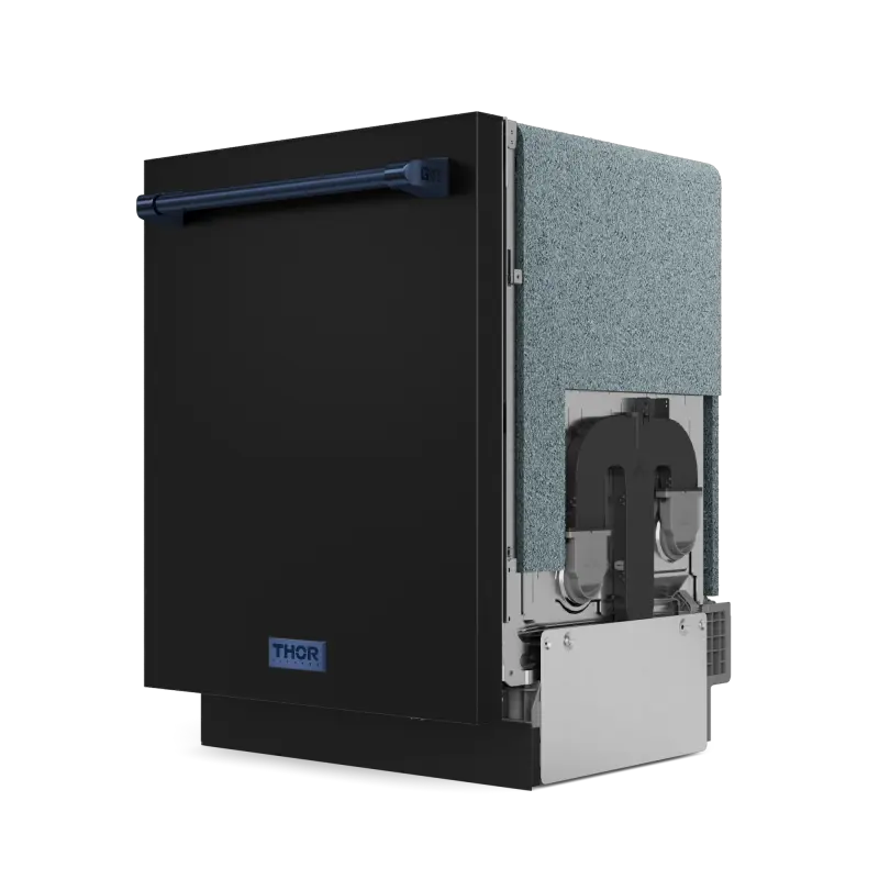 24 Inch Dishwasher Stainless Black/Navy Blue | Gordon Ramsay Series - (DW24X8BA00BLU) -