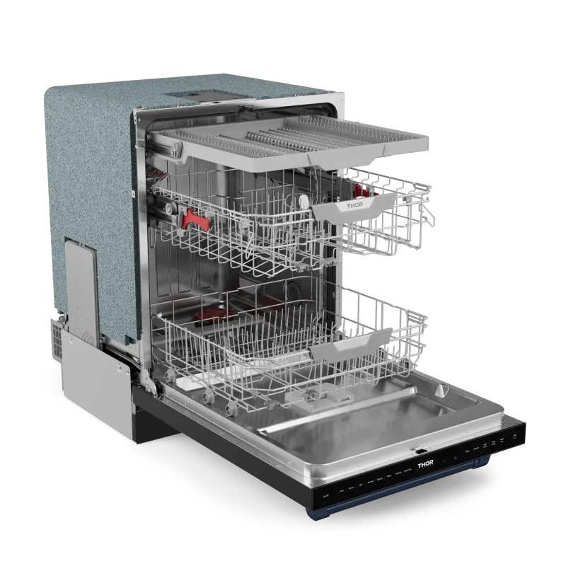 24 Inch Dishwasher Stainless Black/Navy Blue | Gordon Ramsay Series - (DW24X8BA00BLU) -