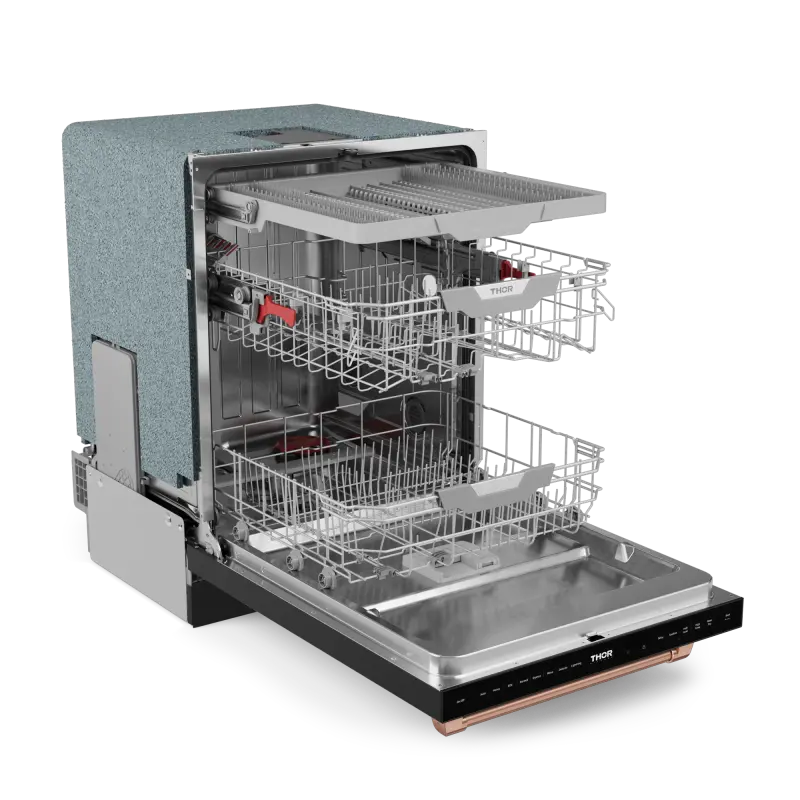 24 Inch Dishwasher Stainless Black/Rose Gold | Gordon Ramsay Series - (DW24X8BA00RSG) -