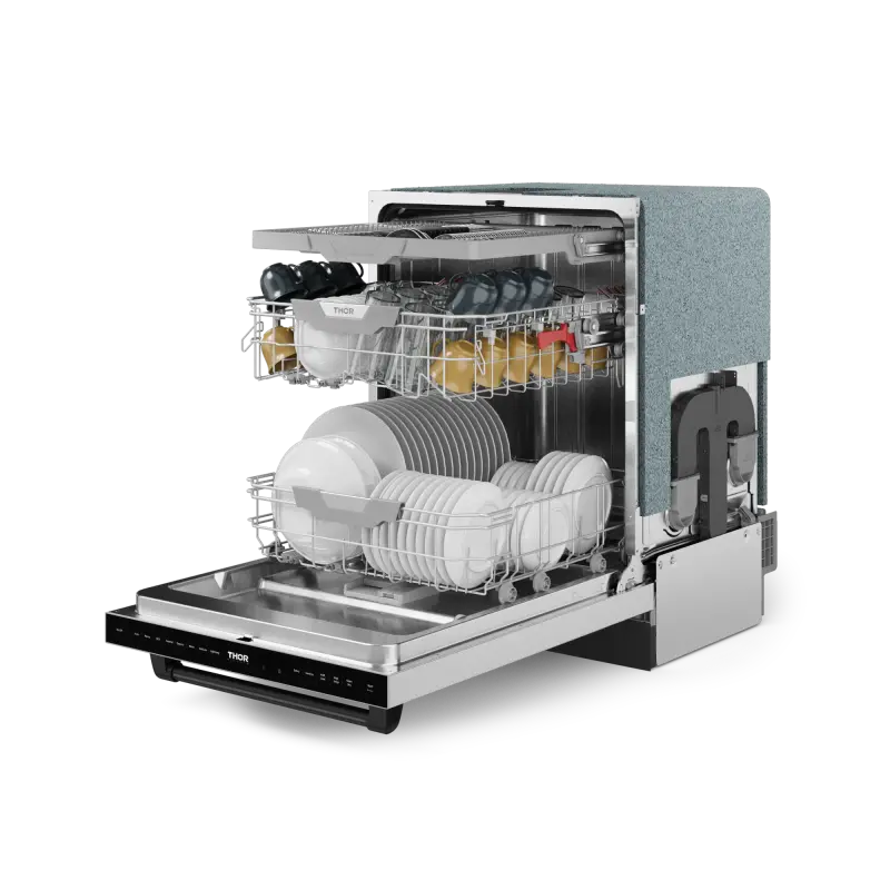 24 Inch Dishwasher Stainless Steel/Black | Gordon Ramsay Series - (DW24X8BA99BLK) -