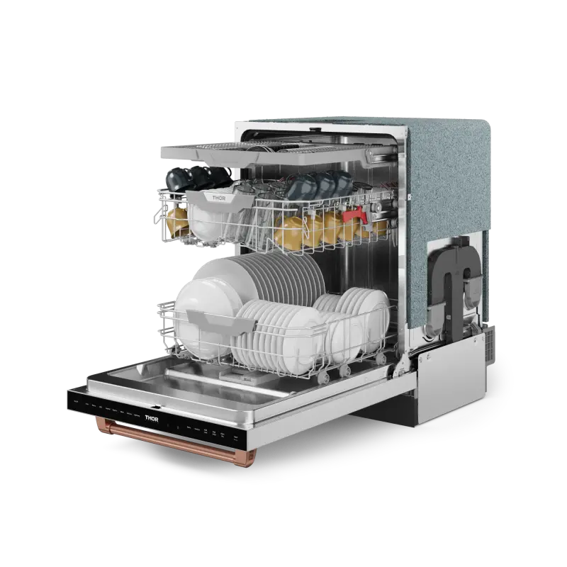 24 Inch Dishwasher Stainless Steel/Rose Gold | Gordon Ramsay Series - (DW24X8BA99RSG) -