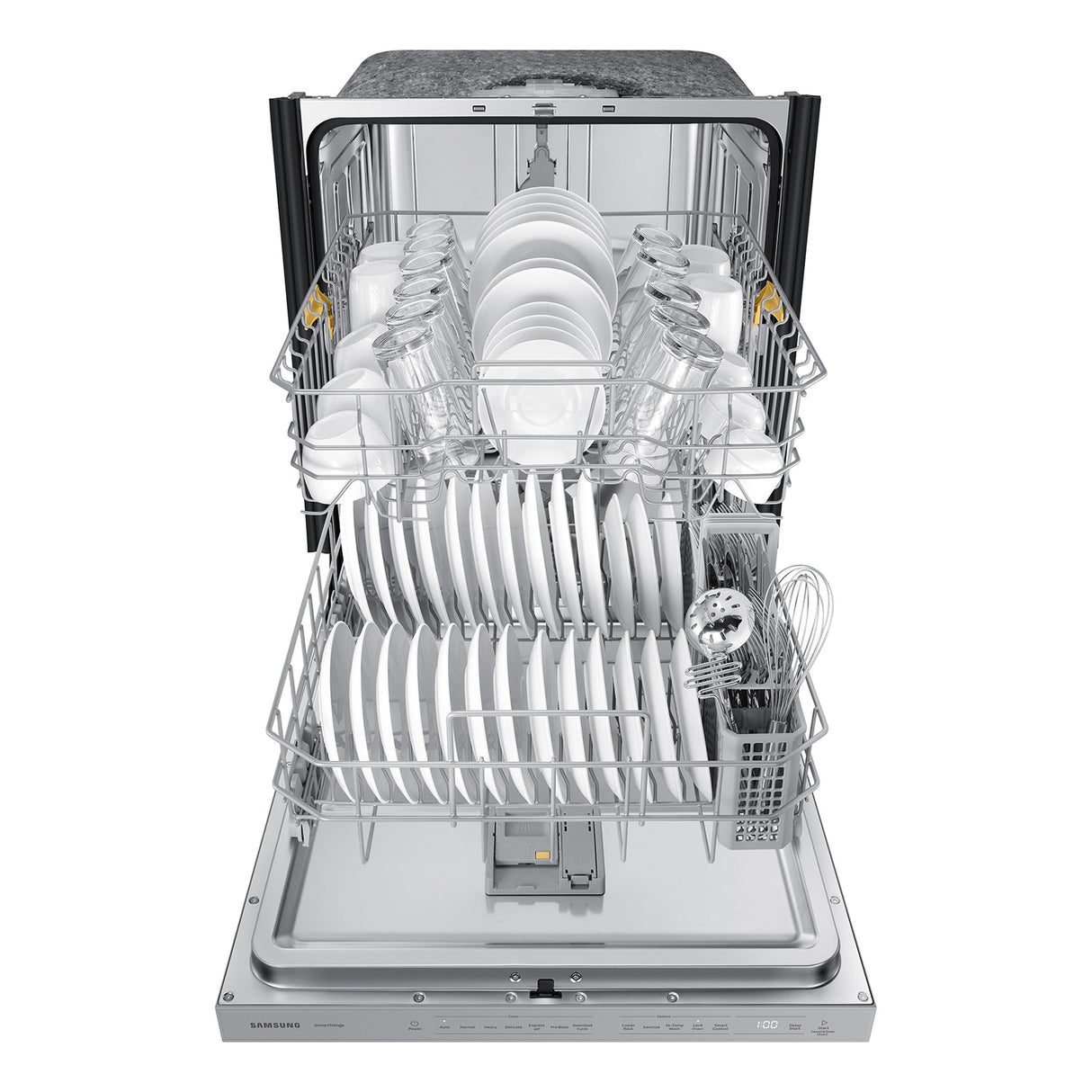 Bespoke Smart 39dBA Dishwasher with Linear Wash in Fingerprint Resistant Navy Steel - (DW80R9950QN)