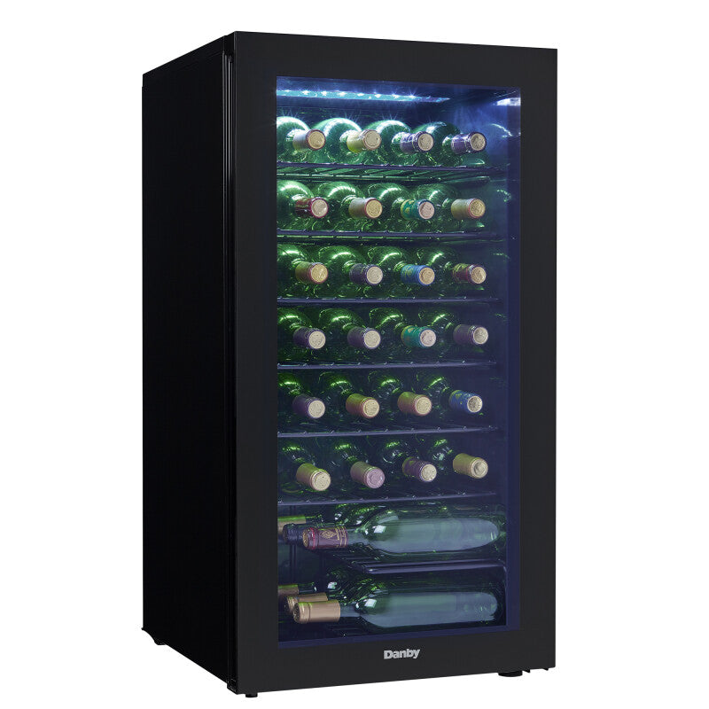 Danby 36 Bottle Free-Standing Wine Cooler in Black - (DWC036A2BDB6)