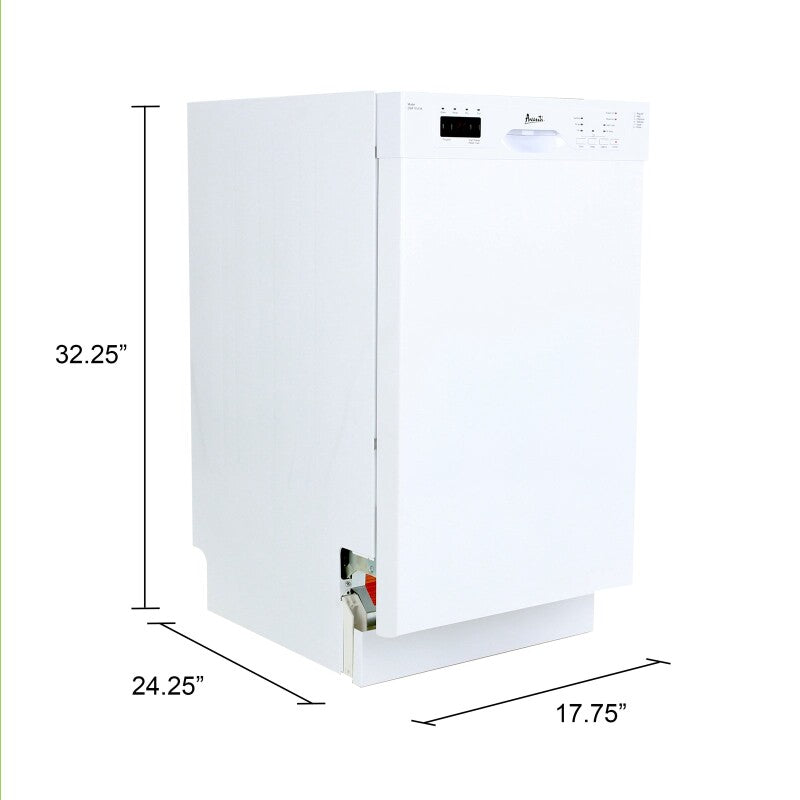 18" Built In Dishwasher - (DWF18V0W) - AVANTI