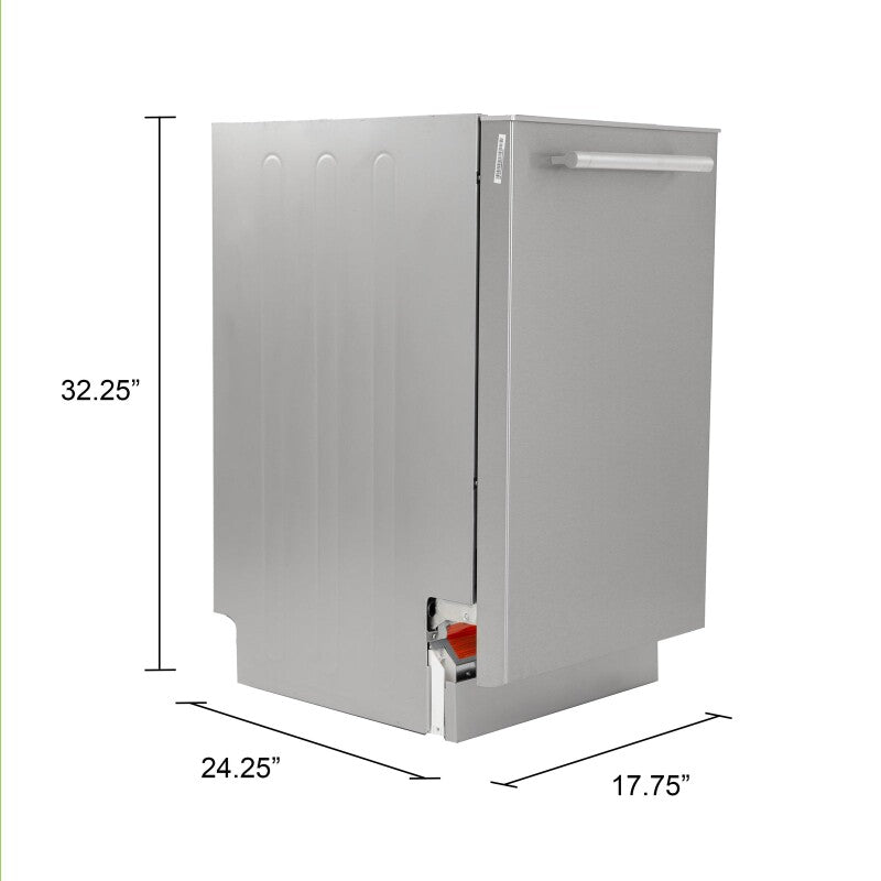 18" Built In Dishwasher - (Dwt18v3s) - AVANTI