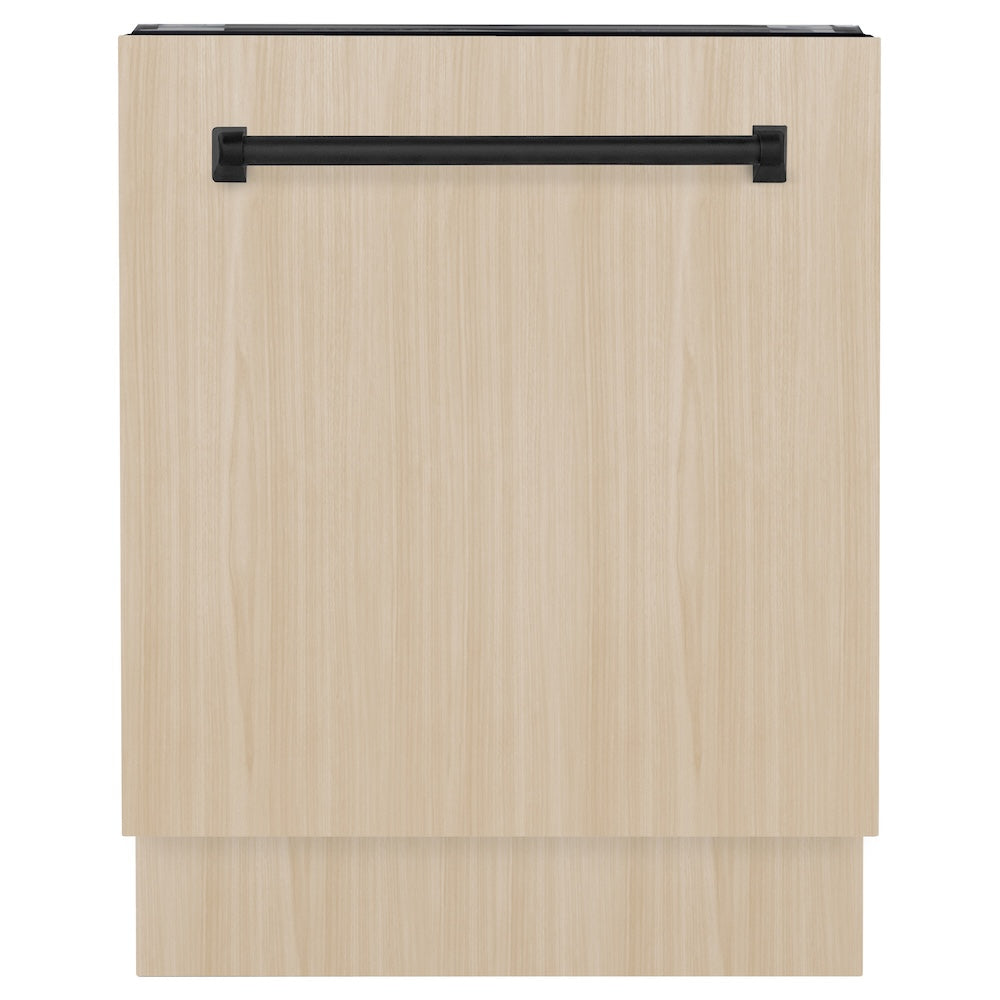 AutographEdition 24" Tallac Series 3rd Rack Top Control Built-In Tall Tub Dishwasher in Custom Panel Ready with Matte Black Handle 51dBa - (DWVZ24MB) -