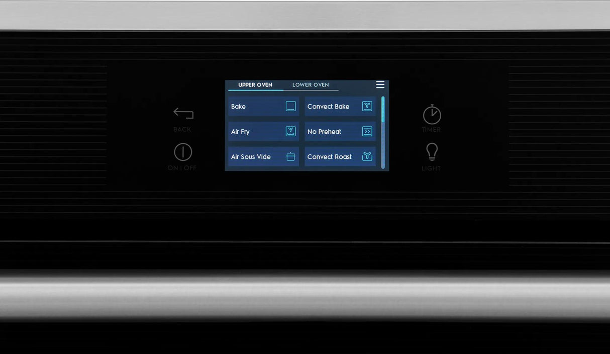 Electrolux 30" Double Electric Wall Oven with Air Sous Vide & Convection, Stainless Steel - ECWD3012AS