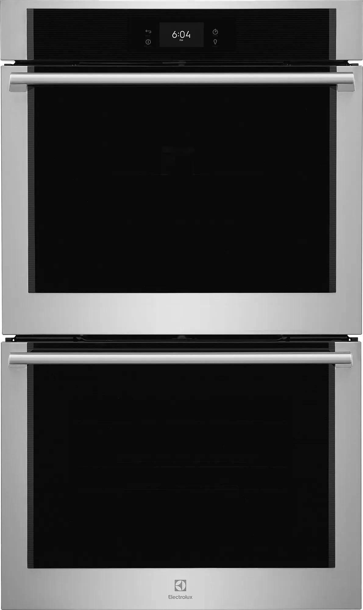 Electrolux 30" Double Electric Wall Oven with Air Sous Vide & Convection, Stainless Steel - ECWD3012AS