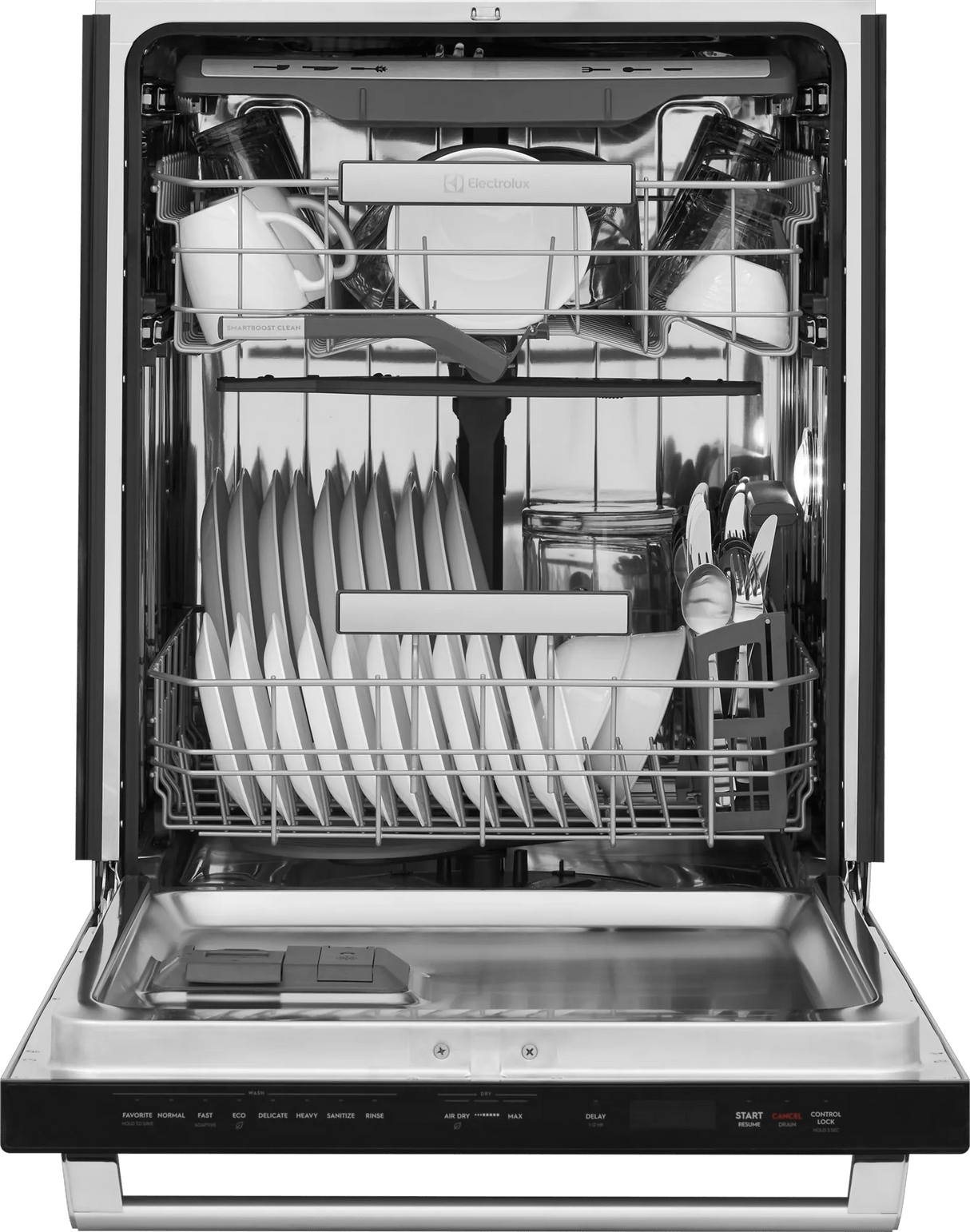 Electrolux EDSH4944CS dishwasher – loaded