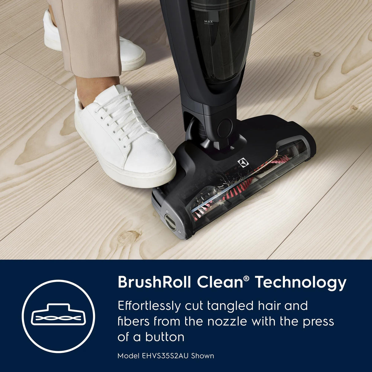 Electrolux WellQ7 Cordless 2-in-1 Stick & Handheld Vacuum, 50-Min Runtime, Granite Grey