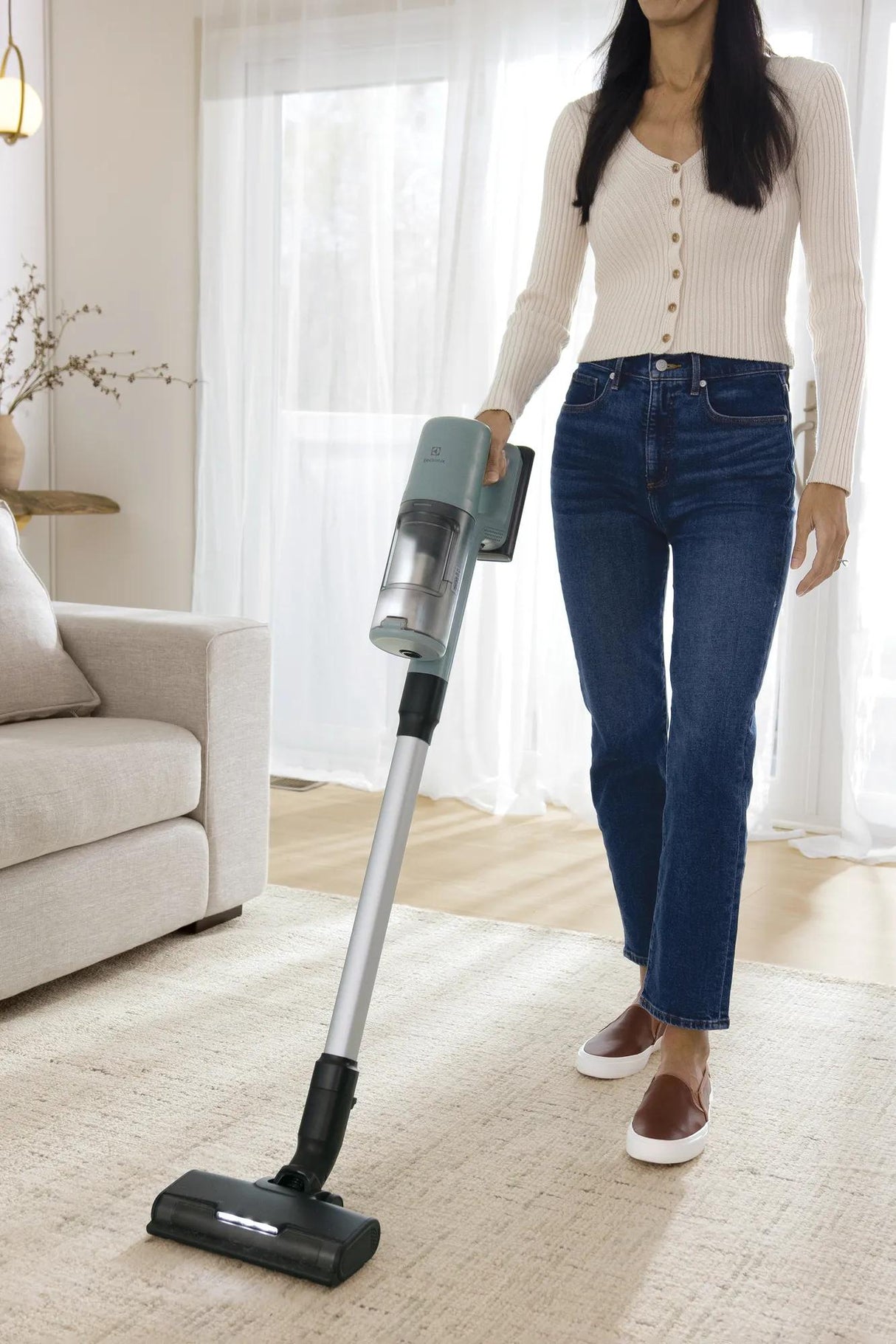 Electrolux Ultimate600 Cordless 2-in-1 Stick & Handheld Vacuum with PowerPro Nozzle, 50-Min Runtime, Ocean Green