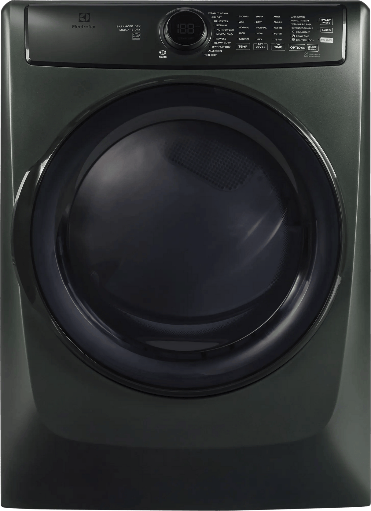 Electrolux 700 Series 8.0 Cu. Ft. Front Load Gas Dryer with Perfect Steam, LuxCare Dry & Instant Refresh, Alpine Green