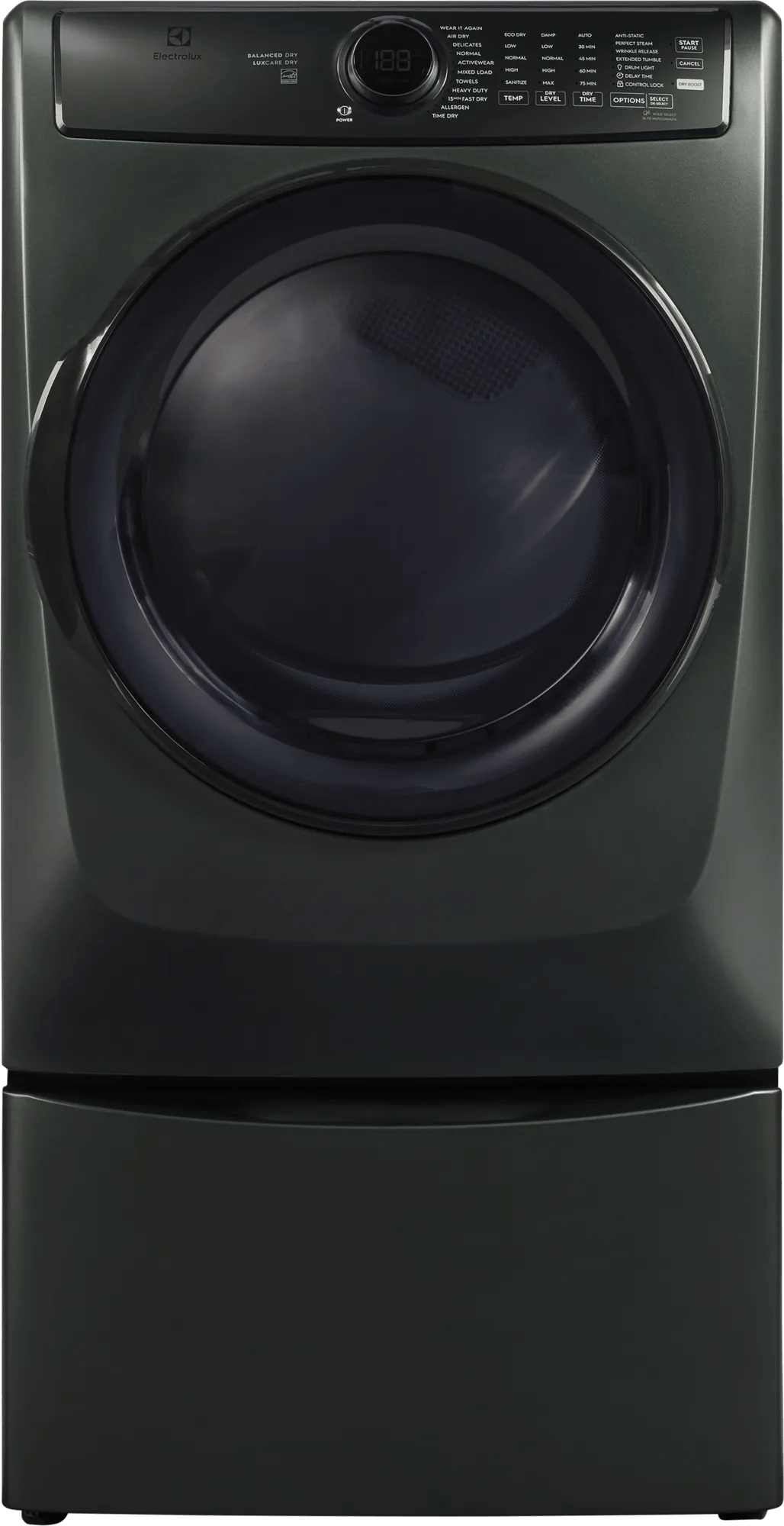 Electrolux 700 Series 8.0 Cu. Ft. Front Load Gas Dryer with Perfect Steam, LuxCare Dry & Instant Refresh, Alpine Green