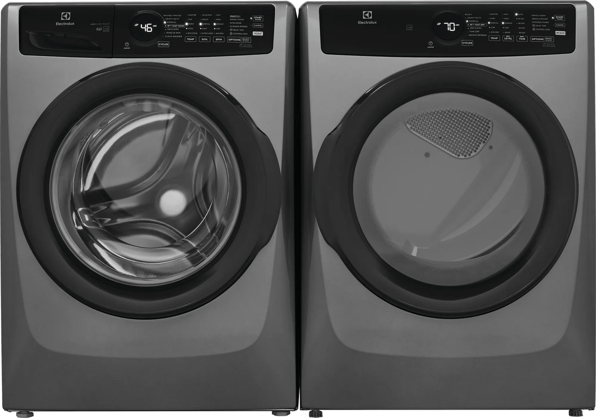 Electrolux 400 Series 4.5 Cu. Ft. Front Load Washer with LuxCare Wash & Perfect Steam, Titanium