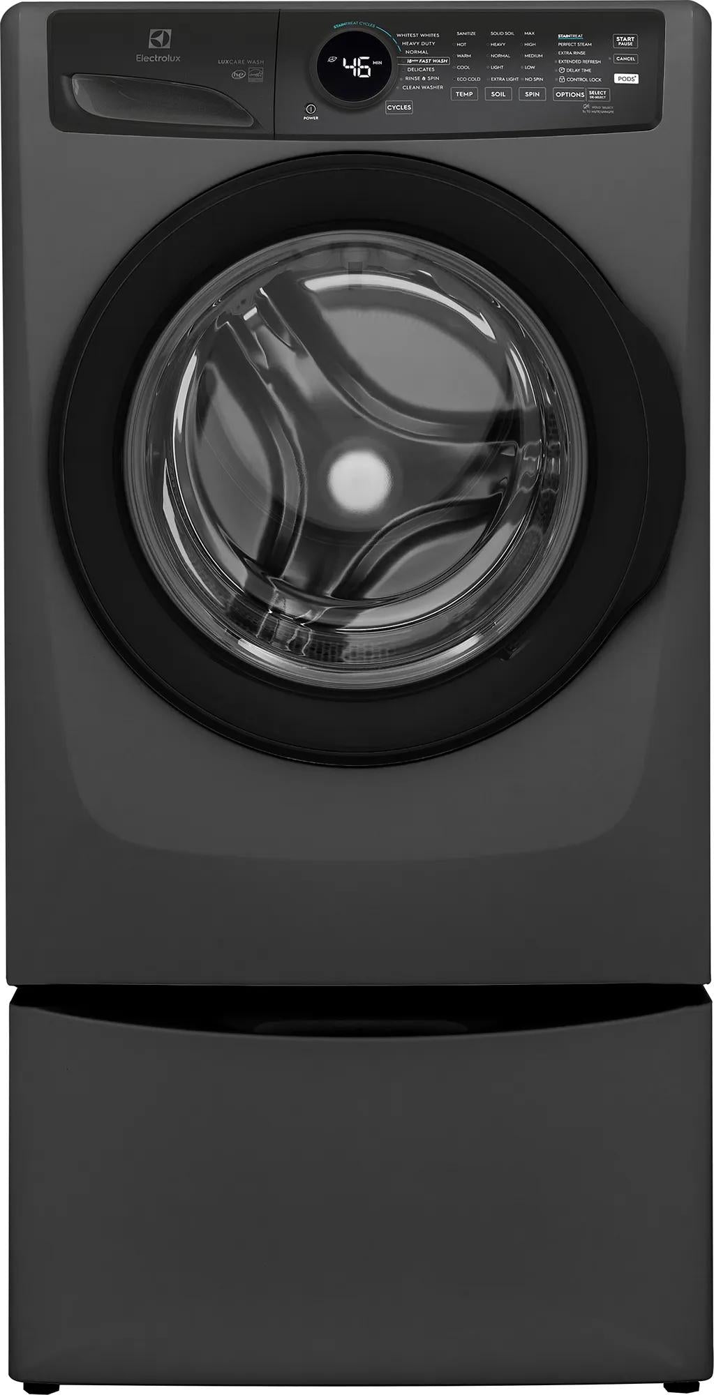 Electrolux 400 Series 4.5 Cu. Ft. Front Load Washer with LuxCare Wash & Perfect Steam, Titanium