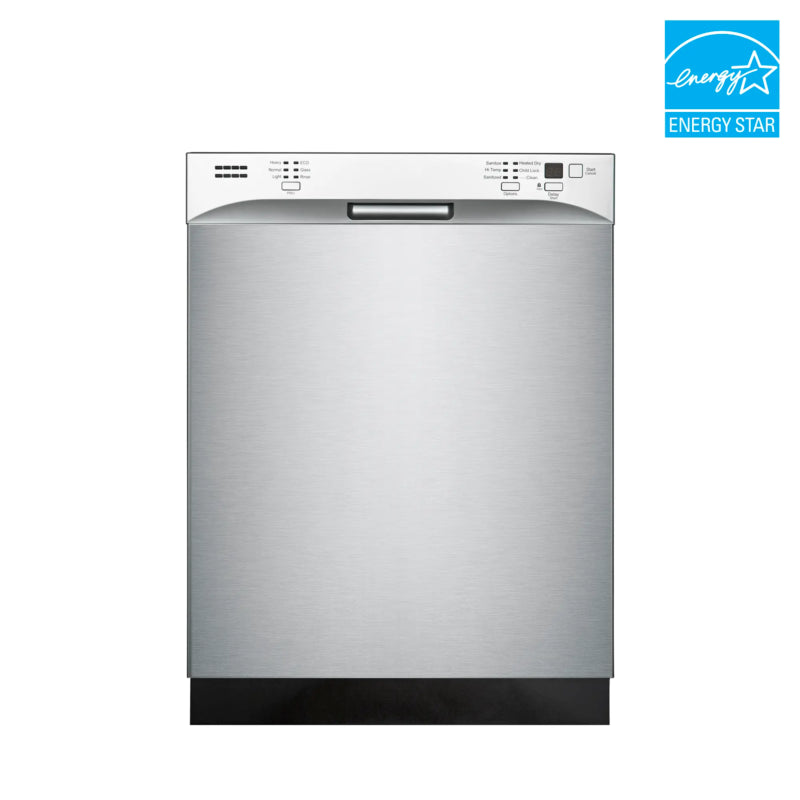 Element 24 Front Control Built-In Dishwasher - Stainless Steel (ENB6632PEBS) - (ENB6632PEBS) - ELEMENT APPLIANCE