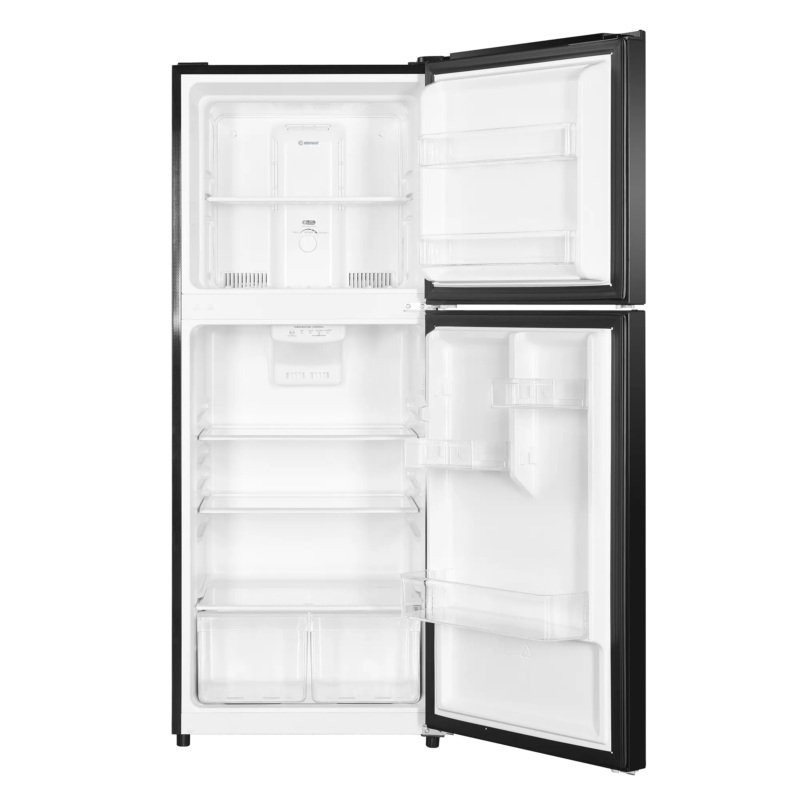 Element 10.1 cu. ft. Top Freezer Refrigerator - Black - (ENR10TFGBB) - ELEMENT APPLIANCE