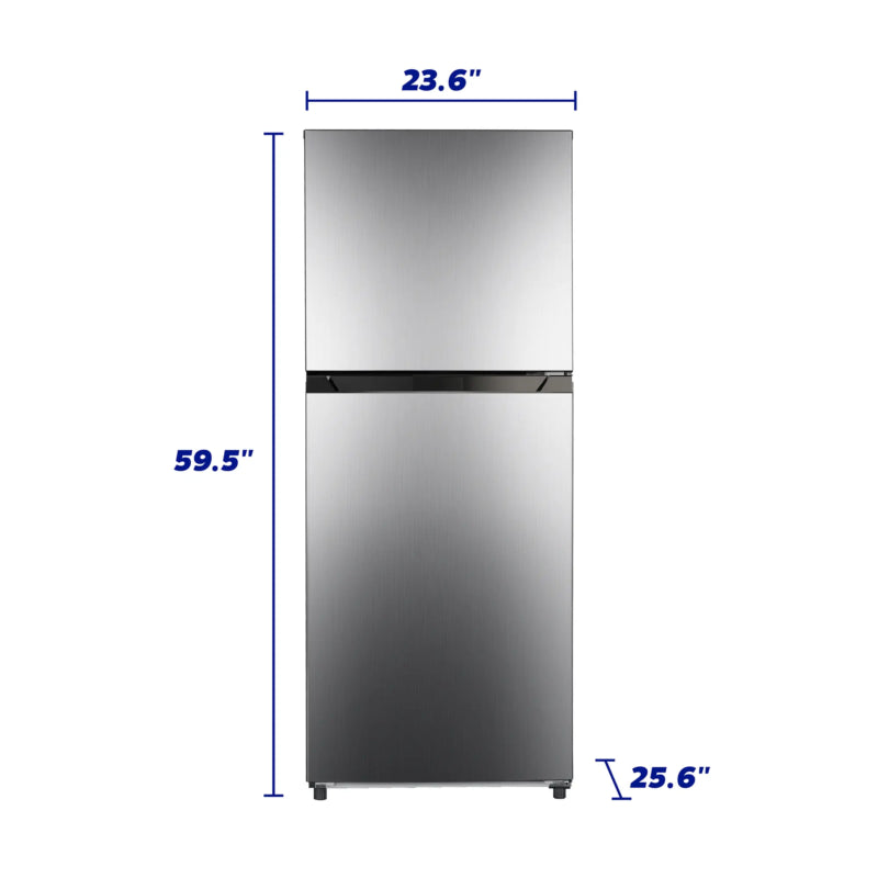 Element 10.1 cu. ft. Top Freezer Refrigerator - Stainless Steel - (ENR10TFGBS) - ELEMENT APPLIANCE