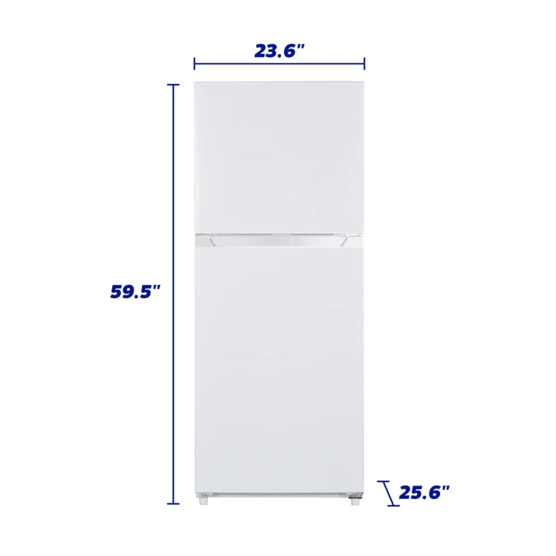 Element 10.1 cu. ft. Top Freezer Refrigerator - White - (ENR10TFGBW) - ELEMENT APPLIANCE
