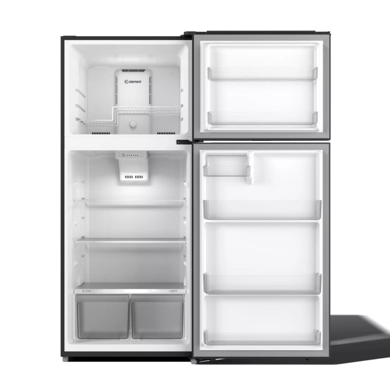 Element 17.6 cu. ft. Top Freezer Refrigerator - Black - (ENR18TFGCB) - ELEMENT APPLIANCE